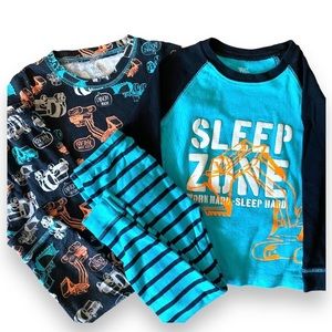 Long Sleeve / Short Sleeve Pajama Bundle | 4T